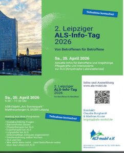 Flyer zum 2.ALS-Info-Tag 2026 in Leipzig